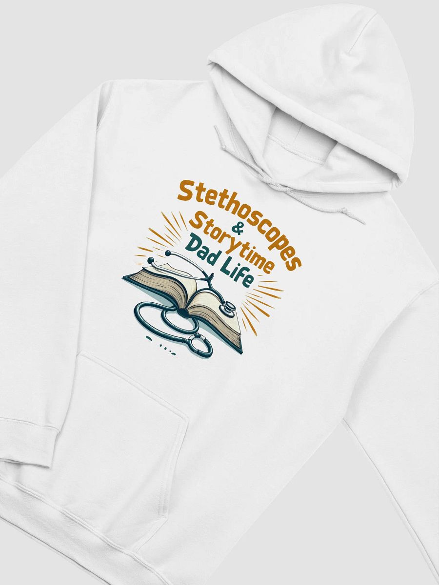 Stethoscopes & Storytime, Dad Life Hoodie product image (17)