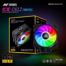 Ant Esports ICE- C612 Digital CPU Cooler/CPU Fan with LED Temperature Display| Support Intel - LGA1700 / 115X / 1200 AMD - AM5 / AM4 product image (2)
