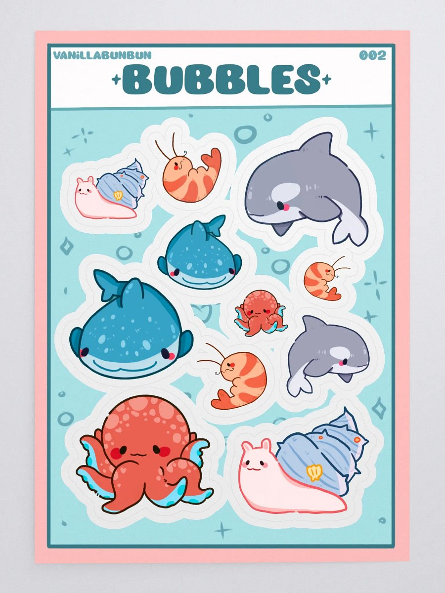 Bubbles stickersheet product image (3)
