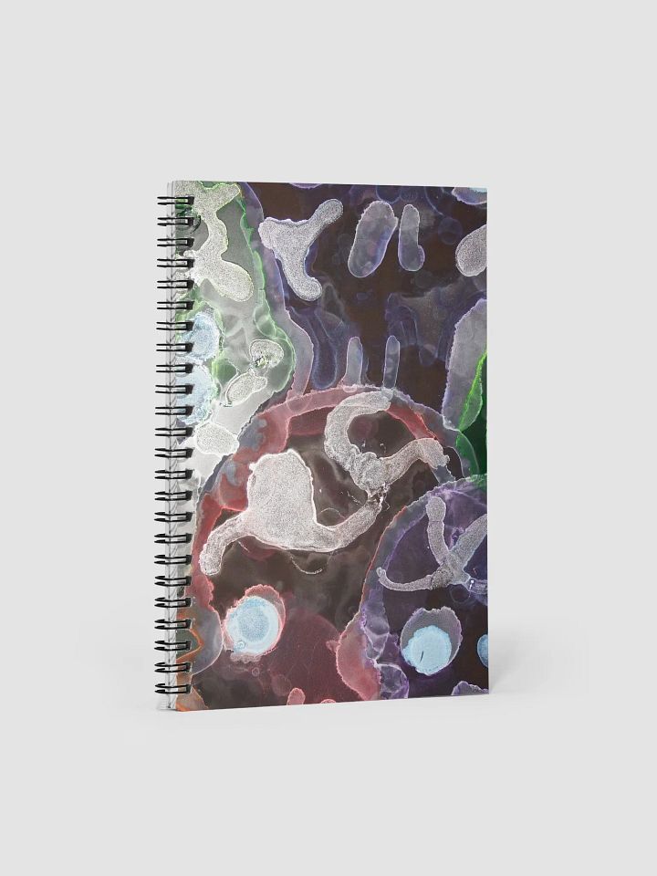 Sugar Skulls Dia de Lost Muertos Ink ARt Enigmatic Ecosystem Spiral Notebook product image (1)