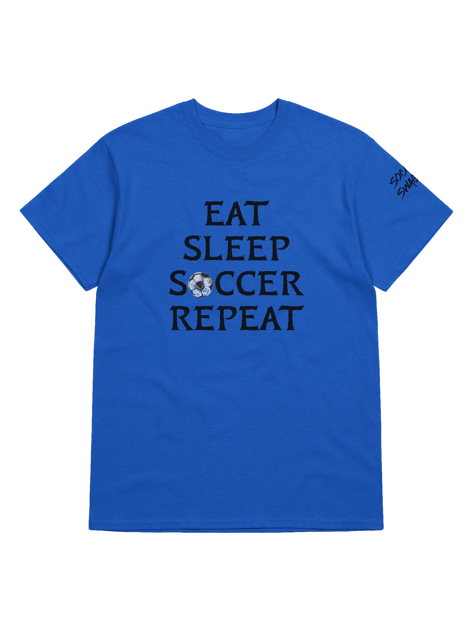 Eat Sleep Soccer Repeat Black Print Tee product image (5)