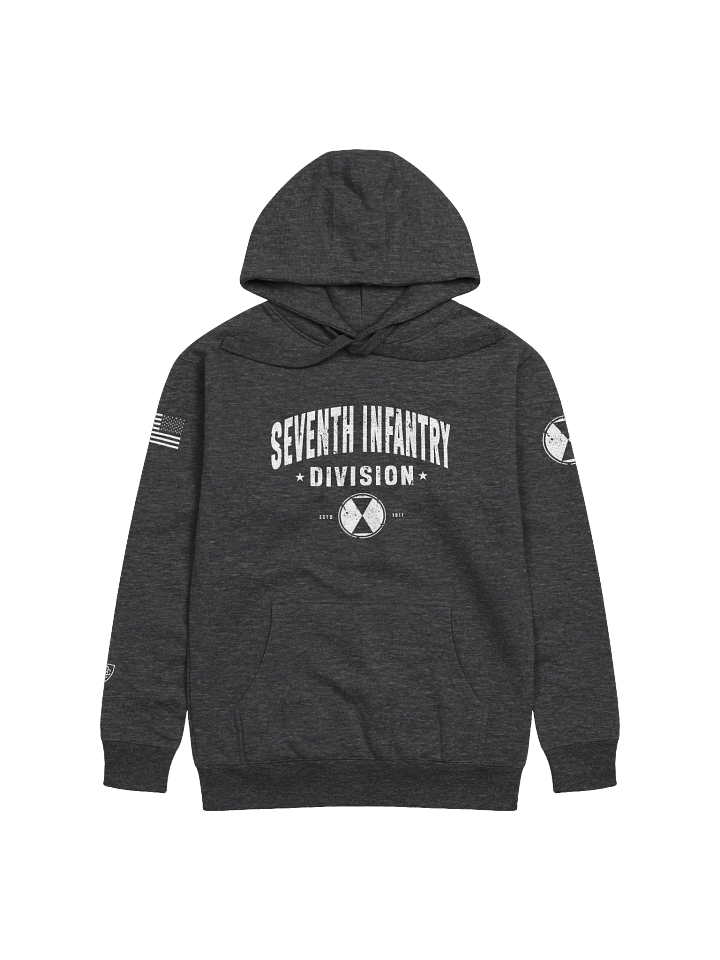 7th Infantry Division Hourglass Division Distressed Hoodie product image (3)