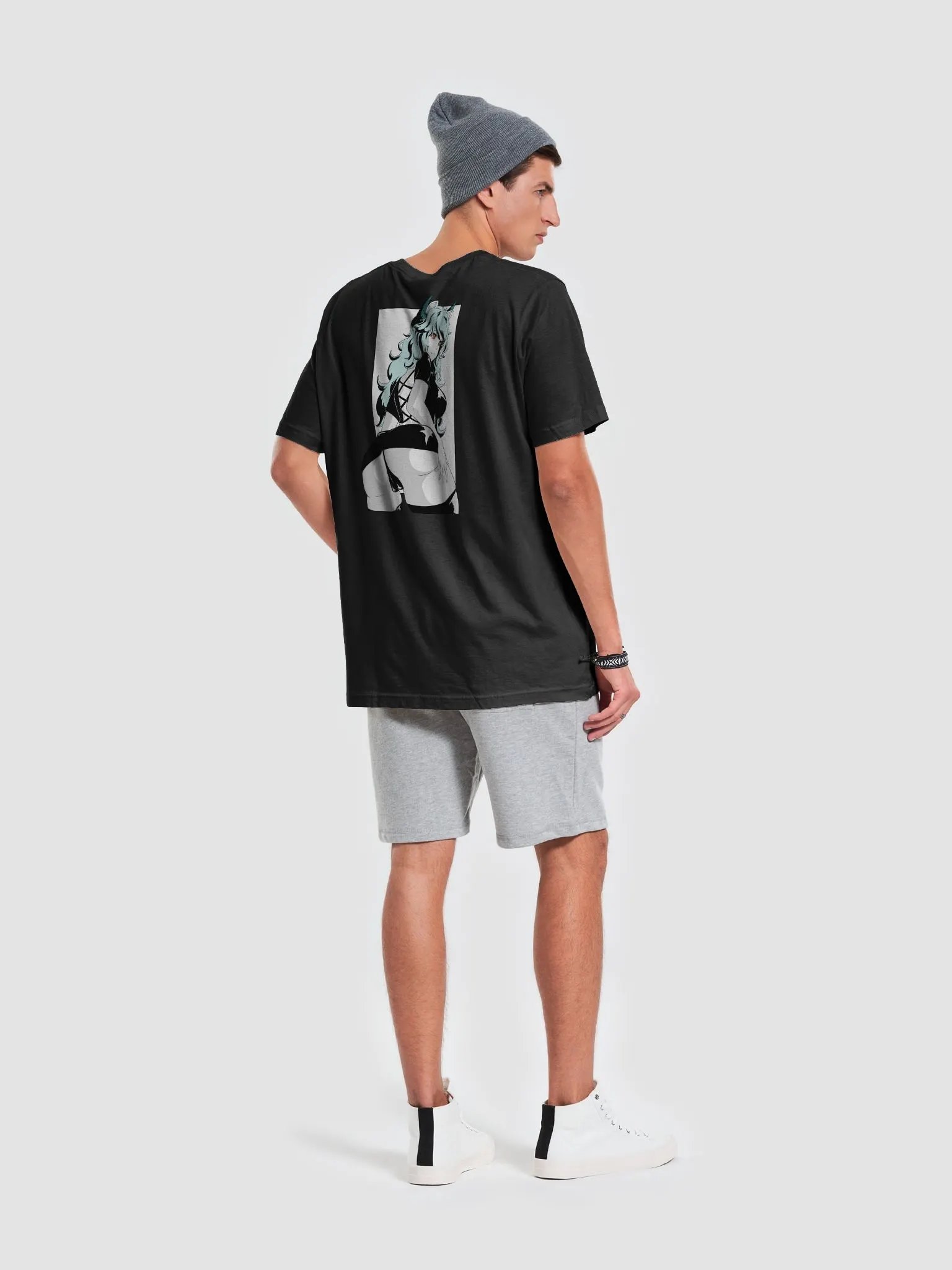Bhelsebub Waifu Black/Grey Shirts product image (7)