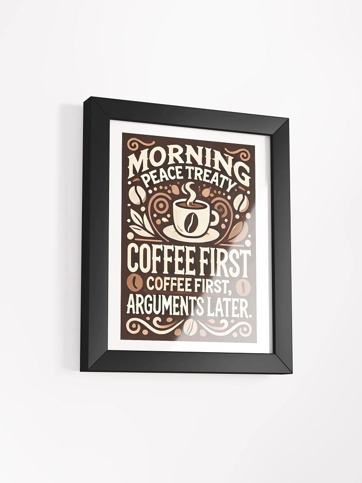 Morning Peace Treaty Poster – Coffee-Lovers' Declaration product image (10)