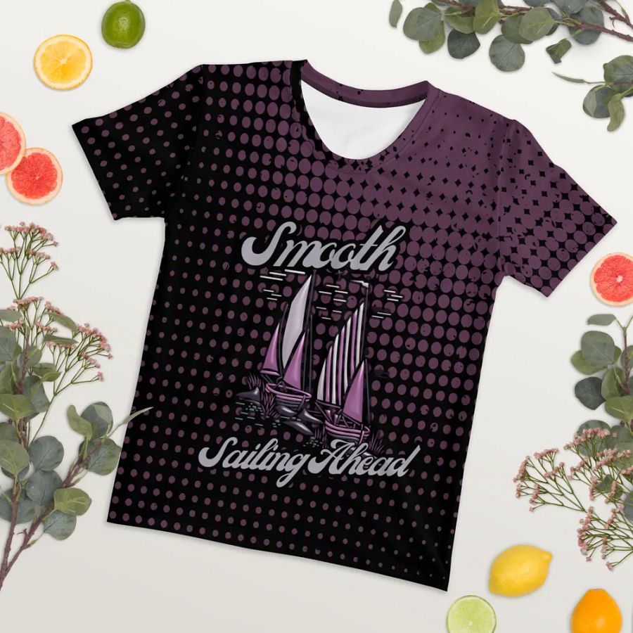 Smooth Sailing Ahead All Over Print T-shirt product image (7)
