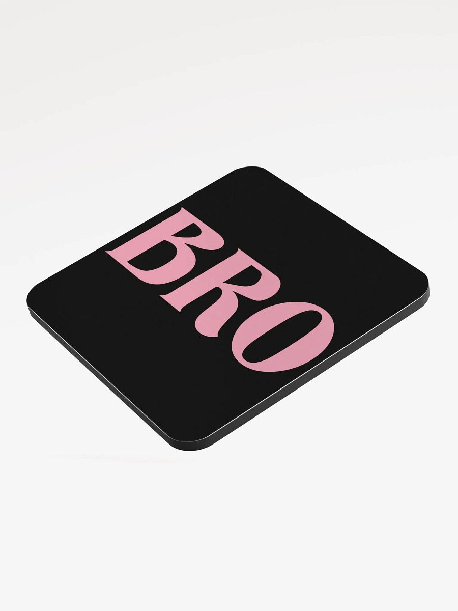 Bro glossed cork coaster product image (3)