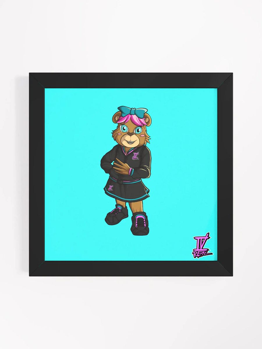 Standing Girl Bear Poster product image (1)