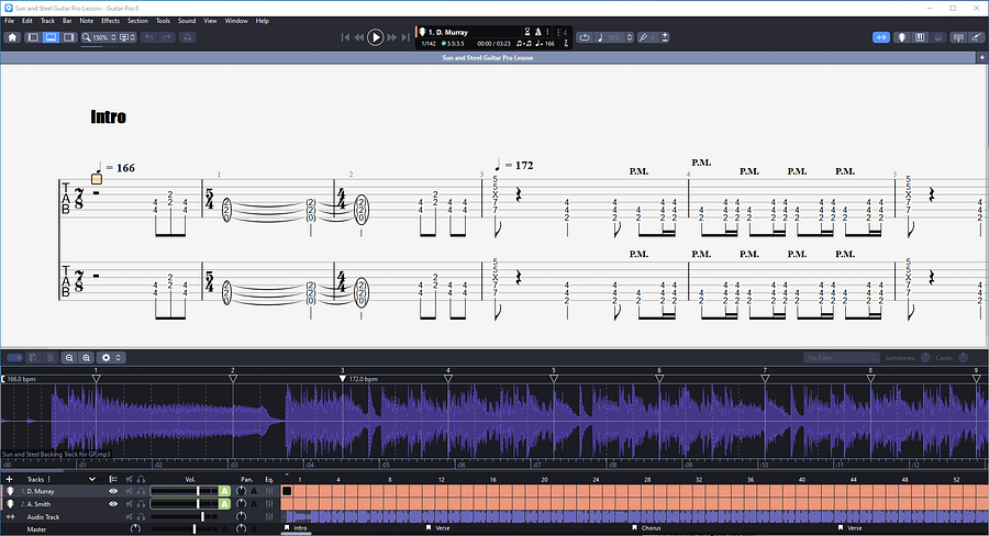 Sun and Steel PDF TAB + Backing Track MP3 product image (3)