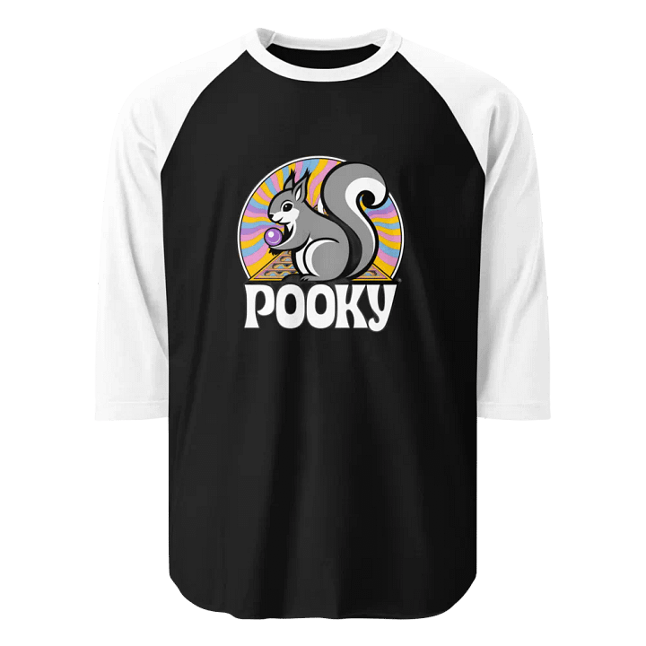 Psychedelic Pooky Raglan Tee product image (1)