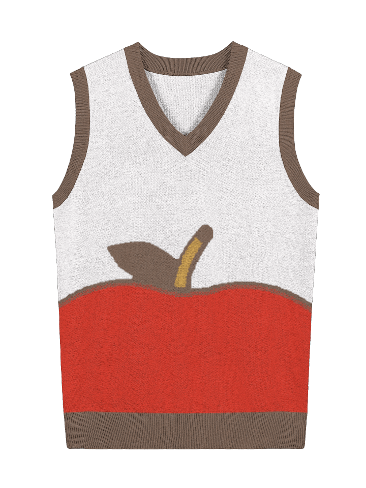 Mellow Apple Knitted V-Neck Vest product image (2)