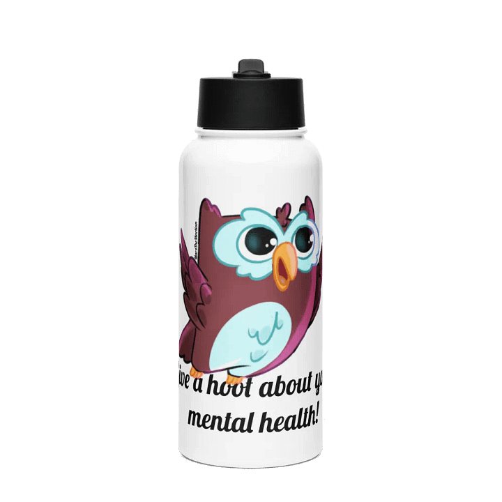 Olly The Owl "Give A Hoot" Steel Water Bottle product image (1)