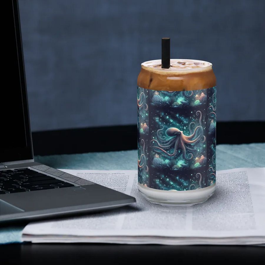 Midnight Glow Octopus Can Cup product image (33)