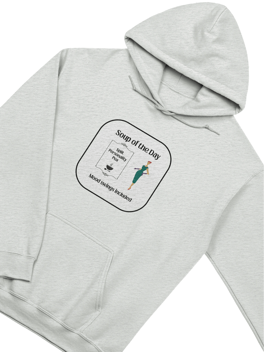 Soup of the Day: Split Personality Pea | Funny Mood Swings Hoodie product image (28)