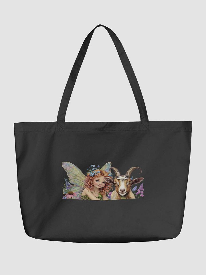 Enchanted Fairy and Goat Organic Tote Bag product image (1)