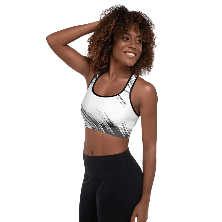 Black fade Sports Bra product image (5)