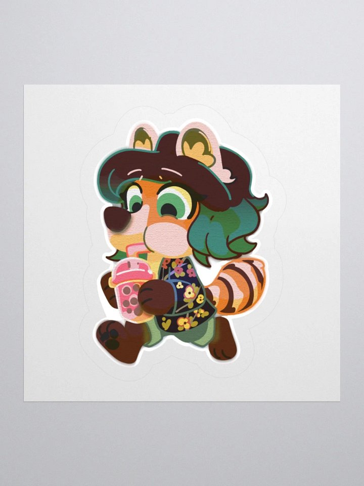Sipping Boba Sticker product image (1)