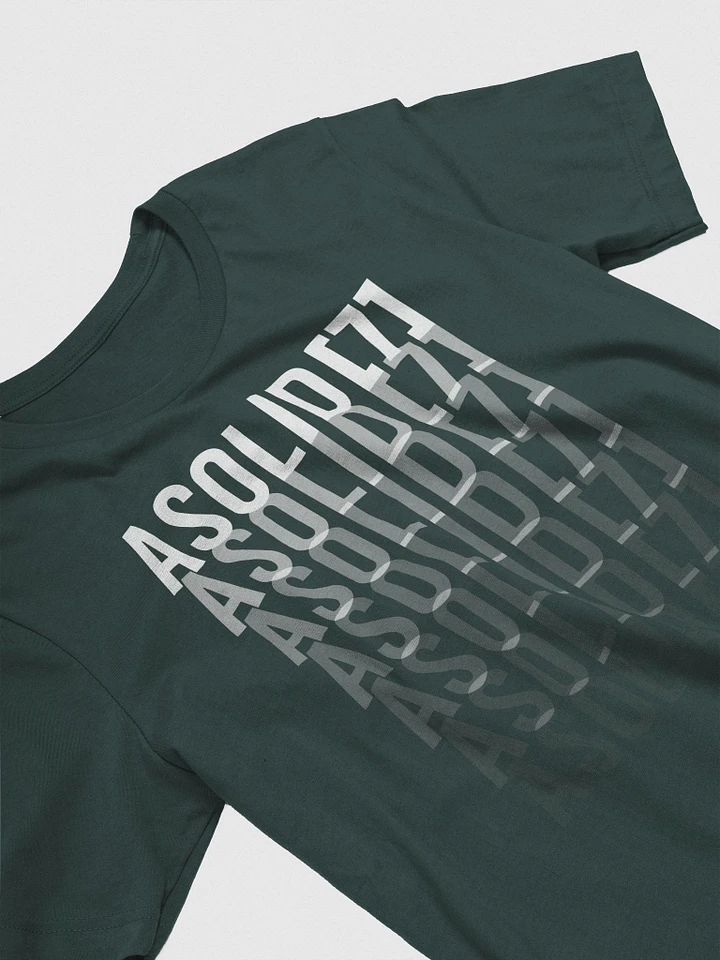 ASolid[7] Repeat Fade White Design Tee Shirt product image (11)
