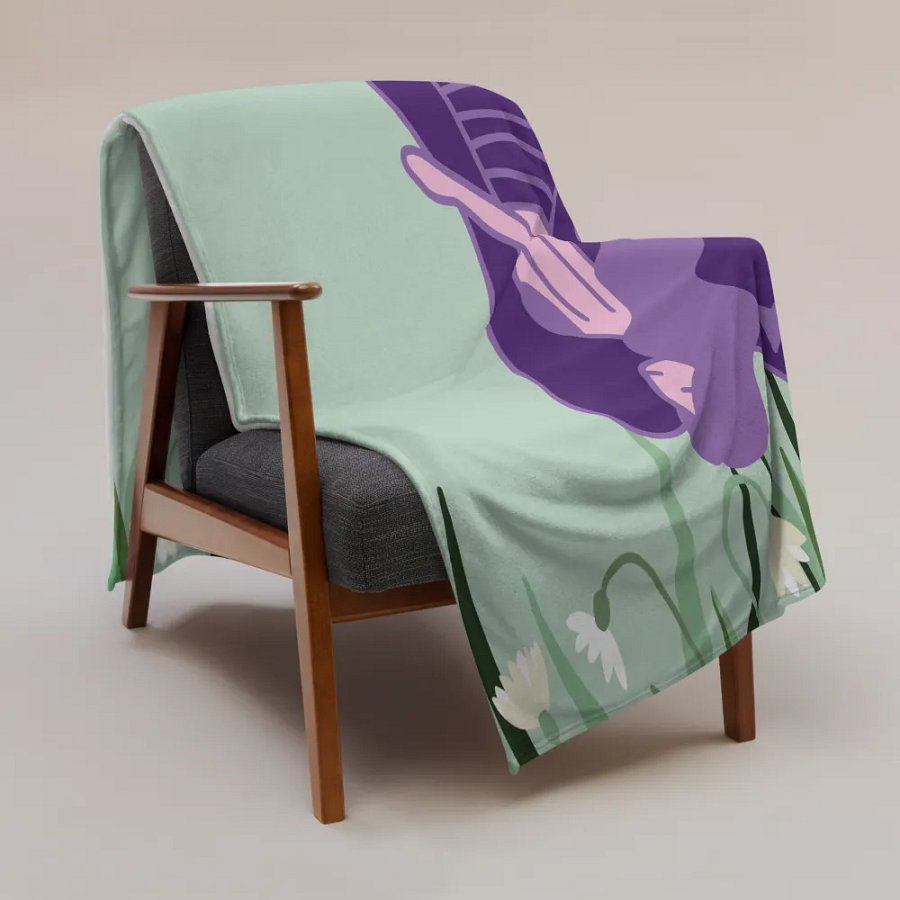Enchanting Mermaid Dreams Throw Blanket product image (3)