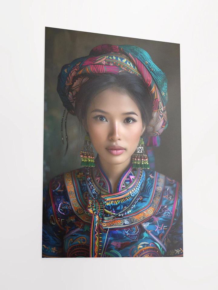 Traditional clothing woman portrait with vibrant colors product image (2)