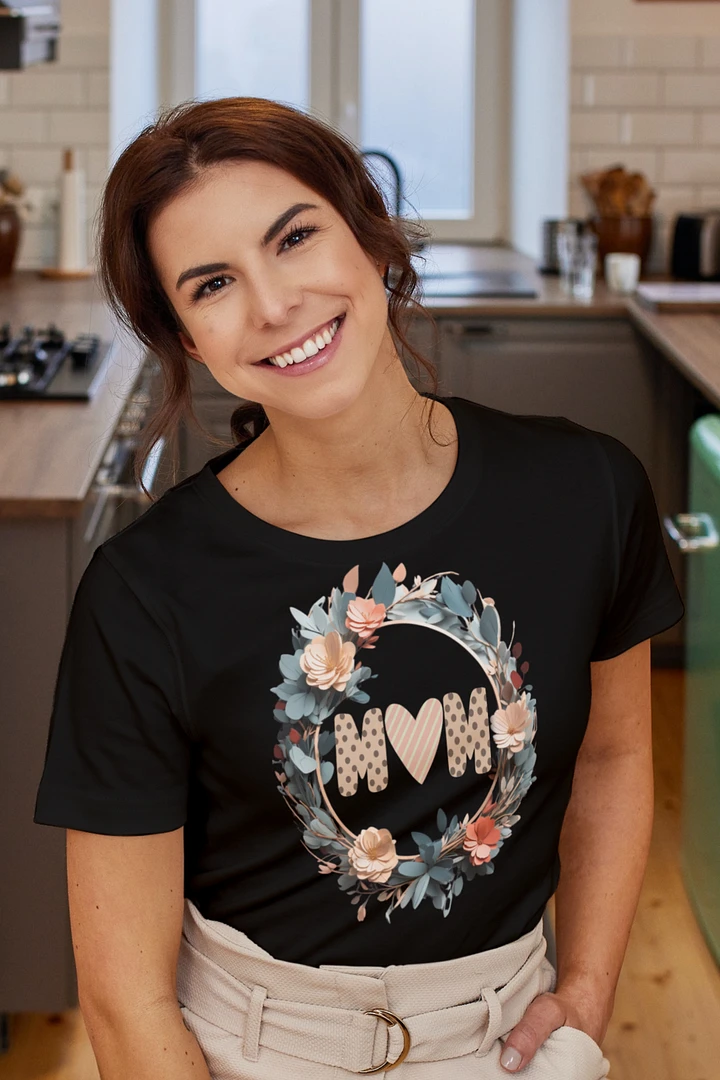 Mothers Day Floral Wreath T-Shirt product image (1)