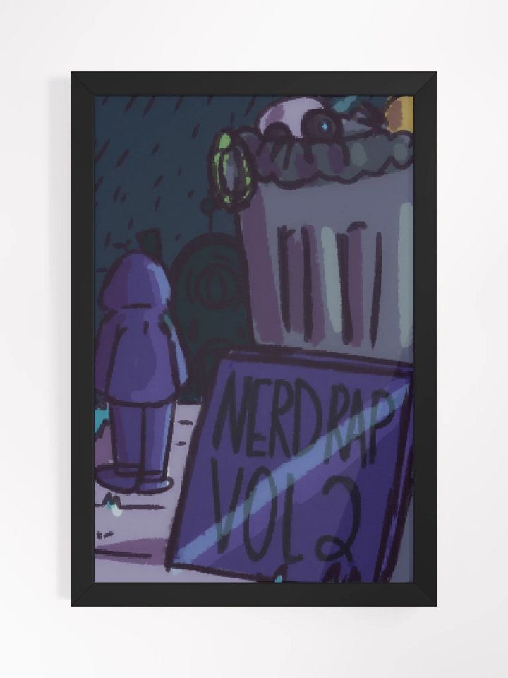 Nerd Rap Vol. 2 Framed Poster product image (2)