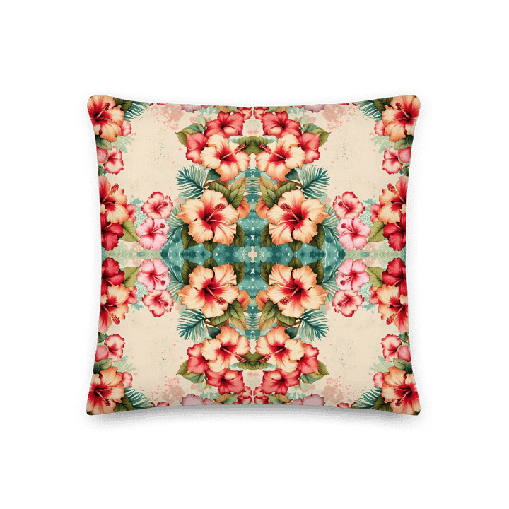 Vintage Tropical Floral Cushion product image (2)