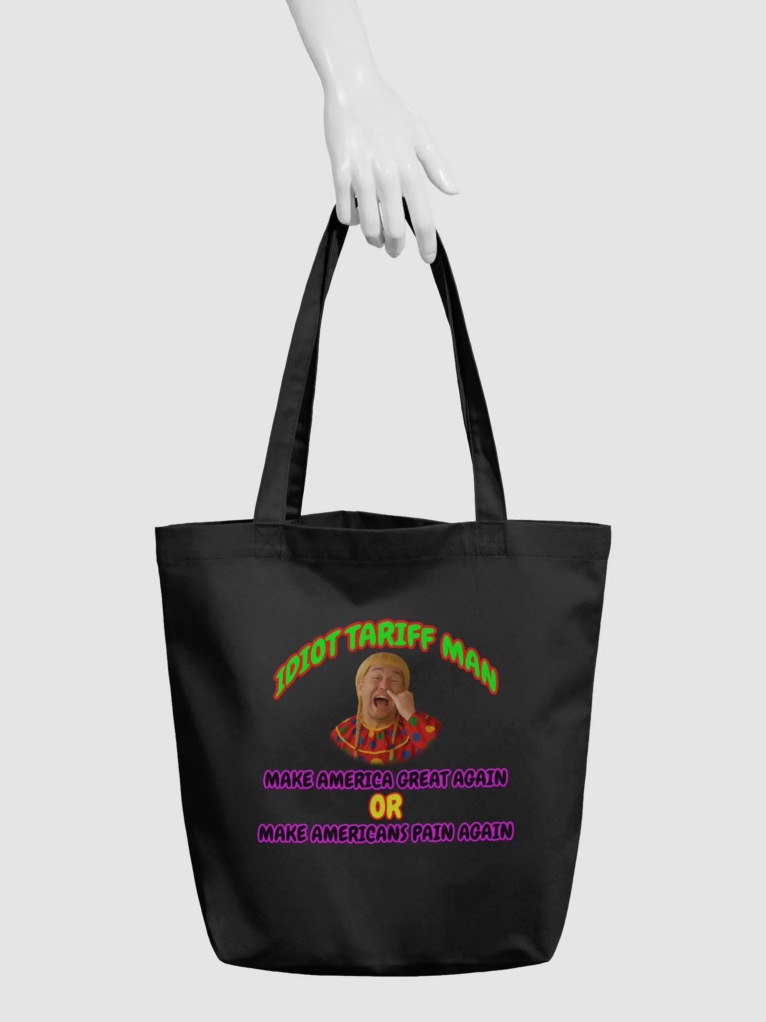 Idiot Tariff Man Eco Tote Bag product image (5)