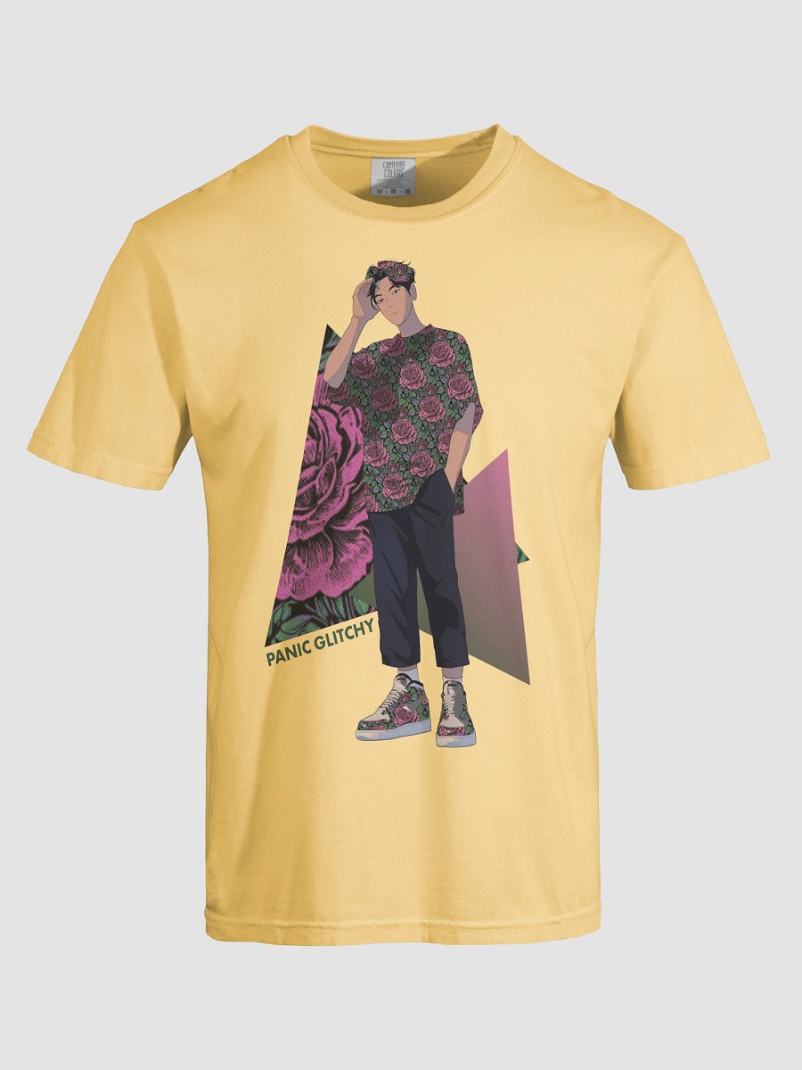 Patterned Ikimen Pink Rose Tee product image (87)