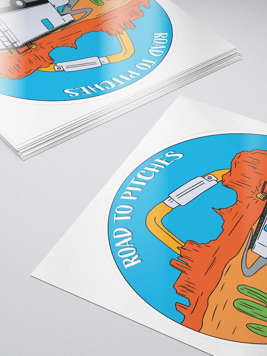 Road to Pitches desert sticker product image (5)