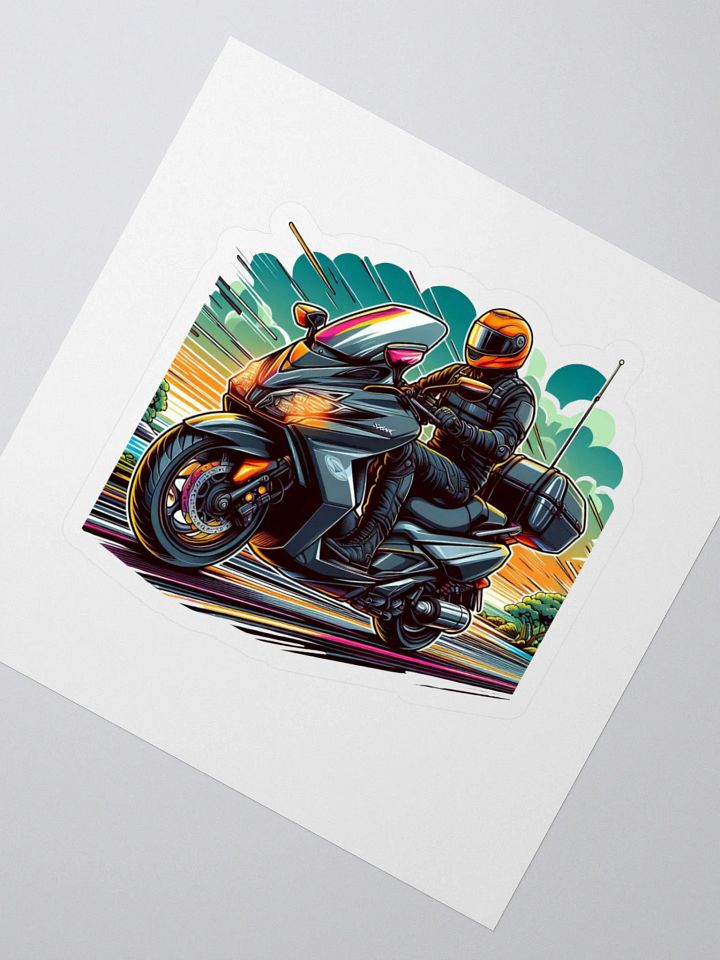 Speed Rider Kiss Cut Stickers product image (2)