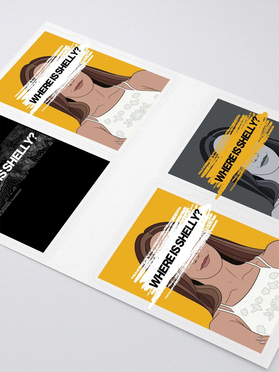 Where's Shelly? Multi-Sticker Pack product image (3)