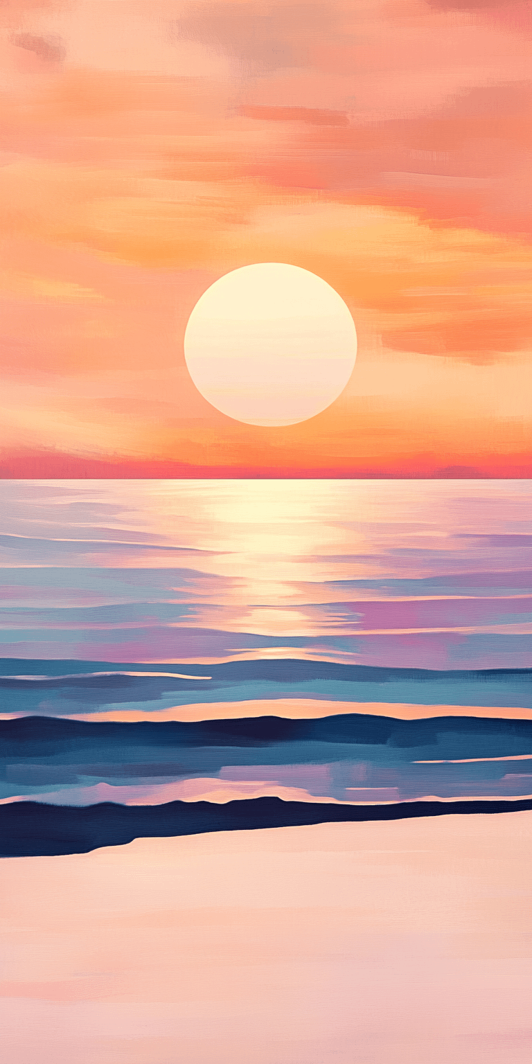 Phone Background Beach Sunset product image (5)