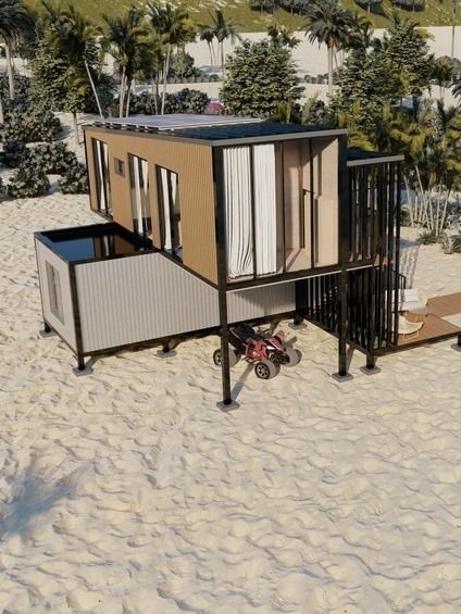 Shipping Container House 02 - Drawings\Blueprints CAD + PDF + 3D Model product image (2)