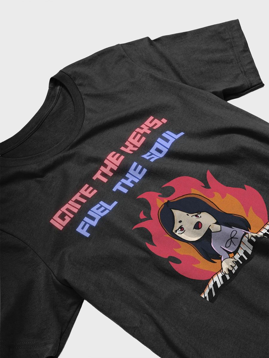 Ignite the Keys, Fuel the Soul T-shirt (strong print) product image (3)
