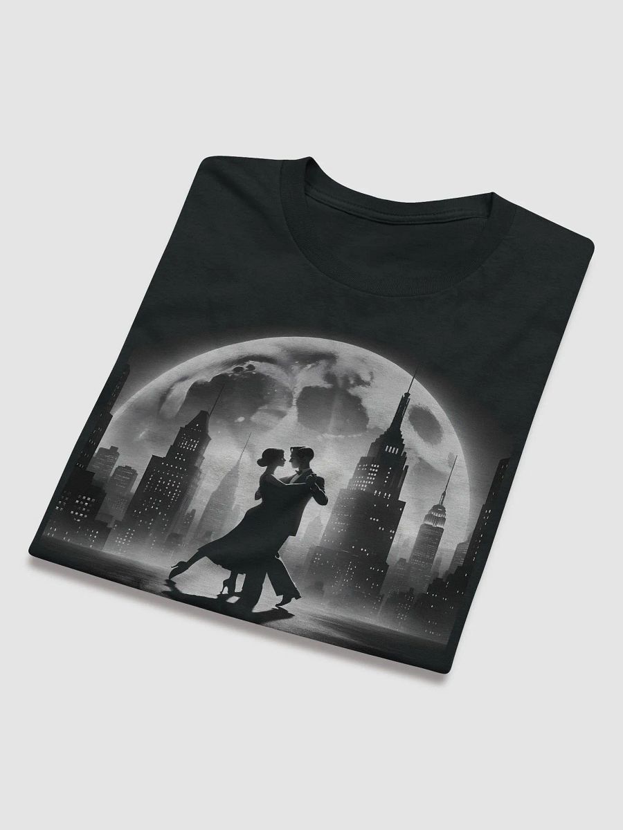 Lunar Rhapsody: A Rooftop Dance Under the Moon (Front Print Womens Tee) product image (5)