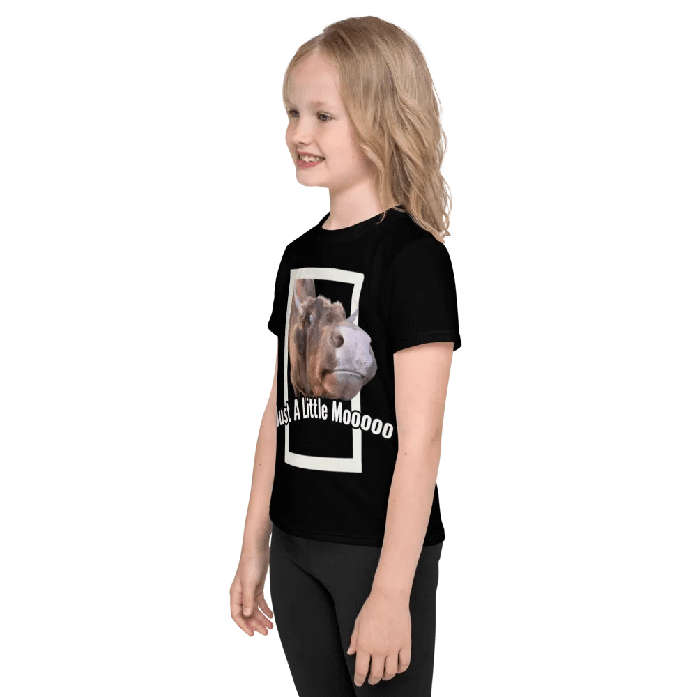Kids Just A Little Mooooo T-Shirt product image (4)