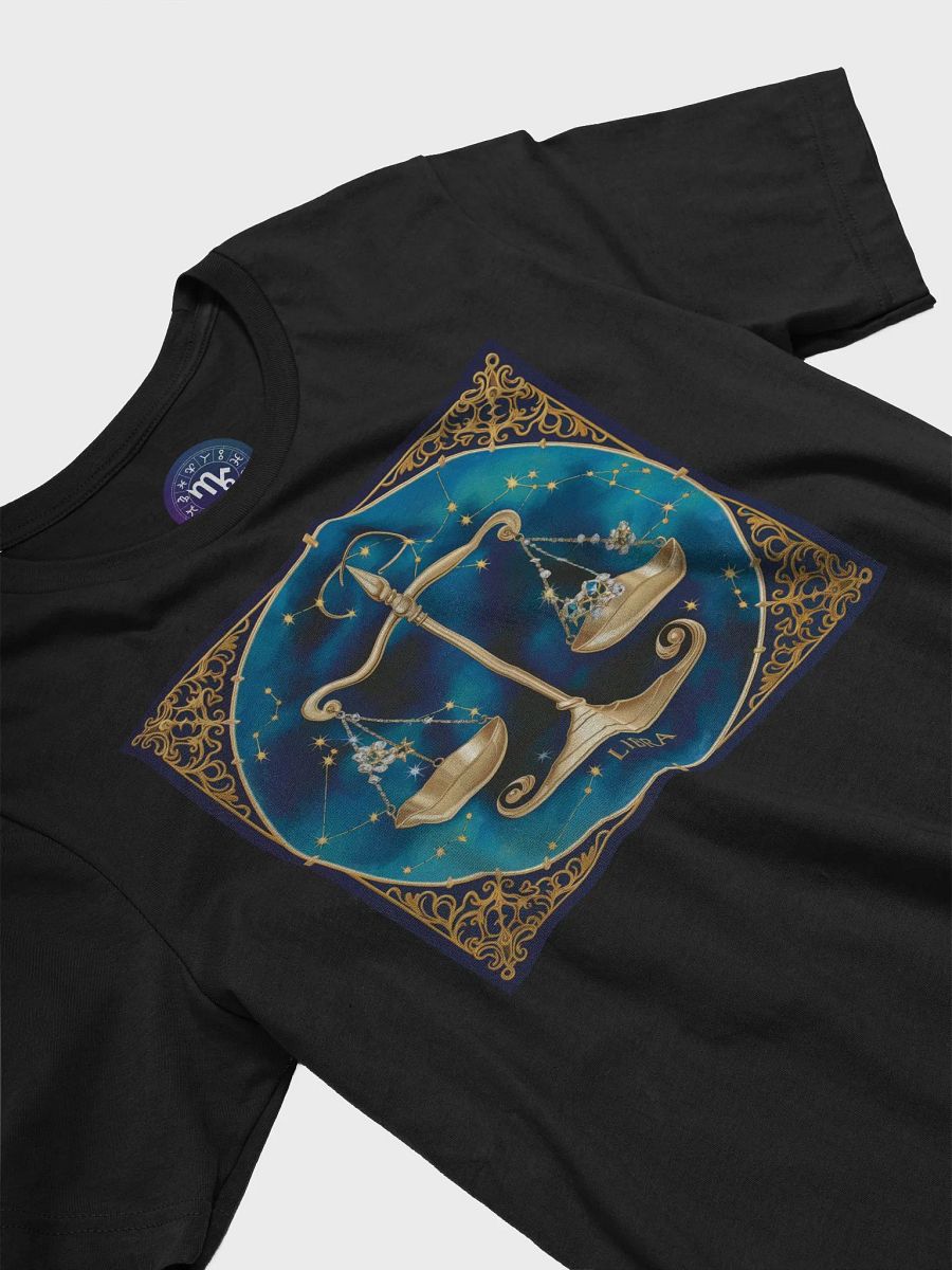 Libra Zodiac T-Shirt - Ornate Scales, Astrology Gift product image (5)