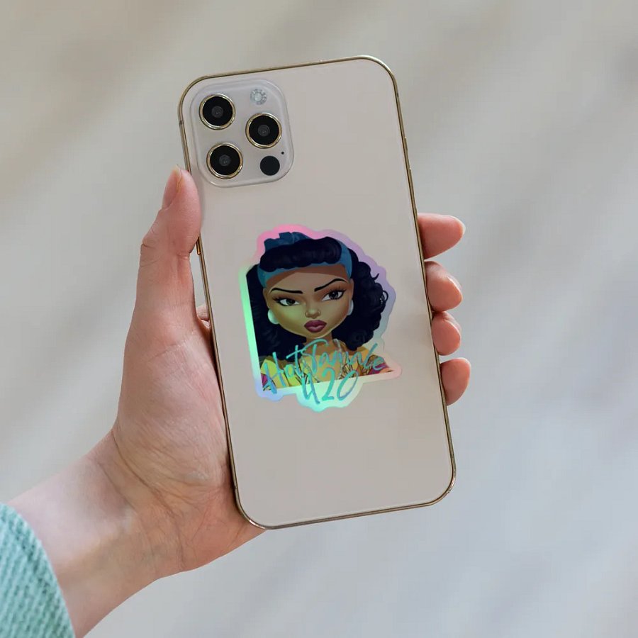 Hot Tamale Chola Holographic Sticker Sheet product image (8)