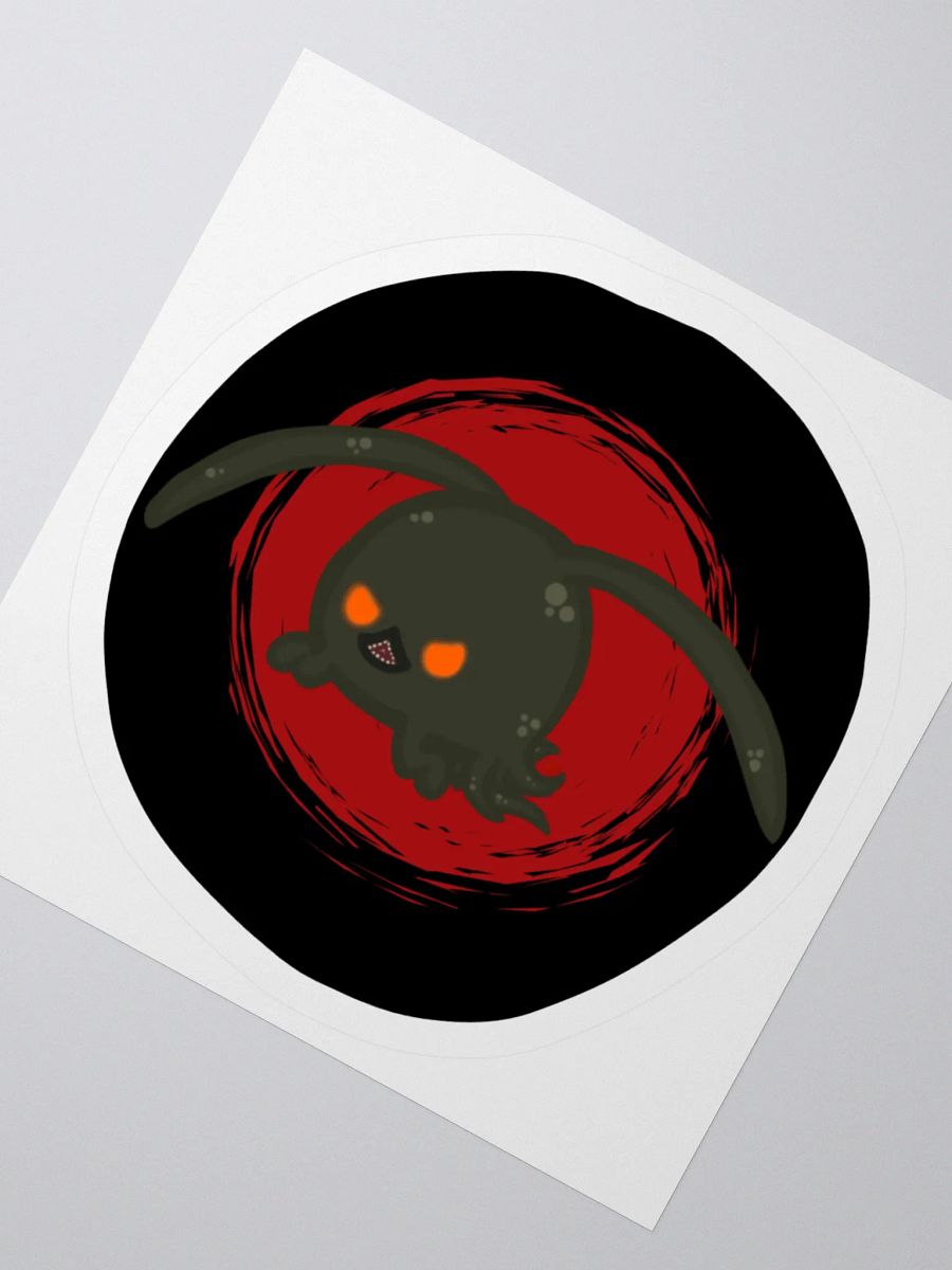 Between the Birches // Chibi-Rabbit Shoggoth Yazool Circle Sticker product image (2)