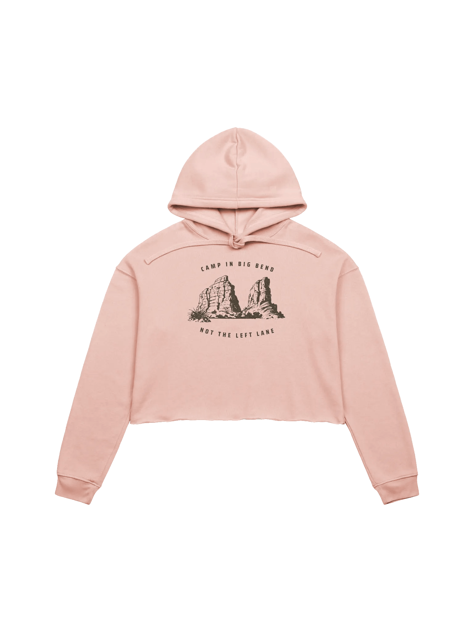 Camp in Big Bend Cropped Hoodie product image (1)