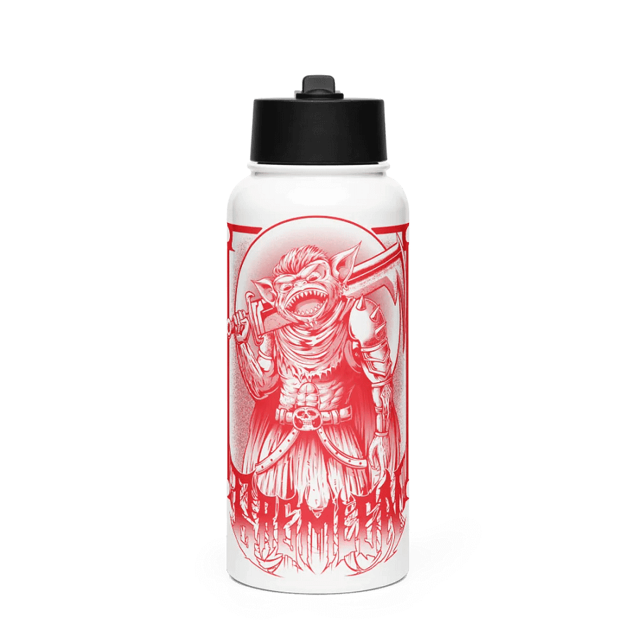 Stainless Steel Water Bottle with a Straw Lid product image (1)