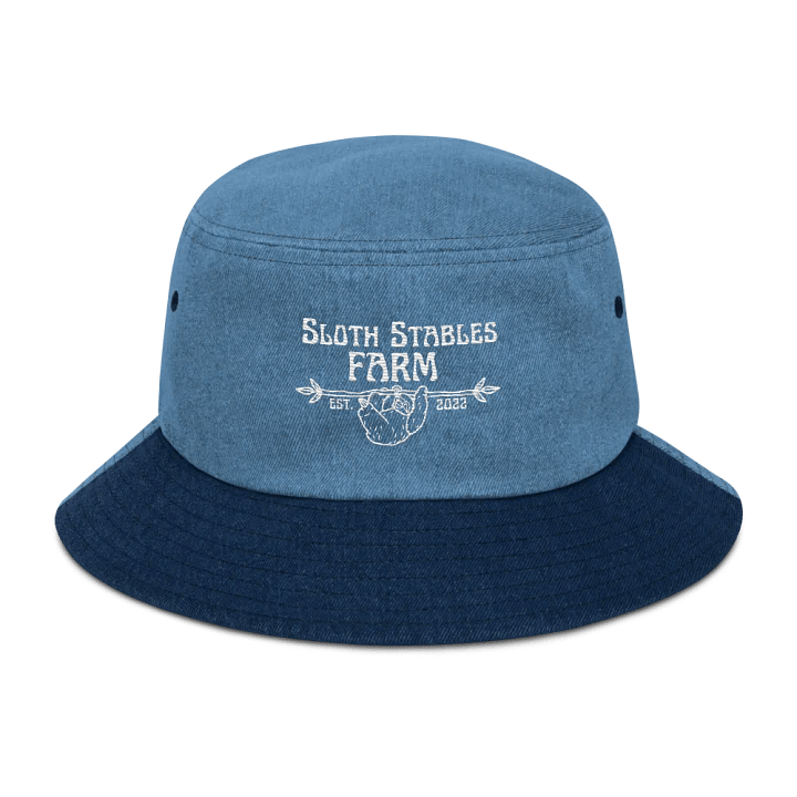 Sloth Stables Farm Bucket Hat - White Emroidery product image (1)