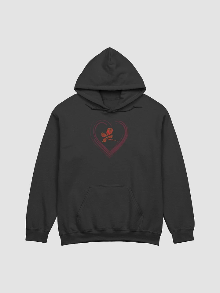 Golden Rose Heart Hoodie product image (1)