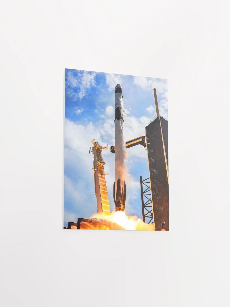 SpaceX Crew Dragon liftoff (May 30, 2020) — space poster, space art, photo poster product image (9)