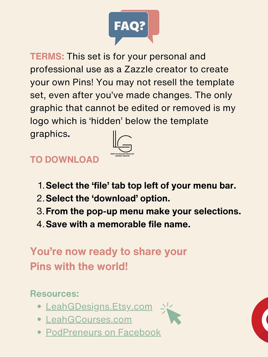 40 Pinterest PIN Templates product image (5)