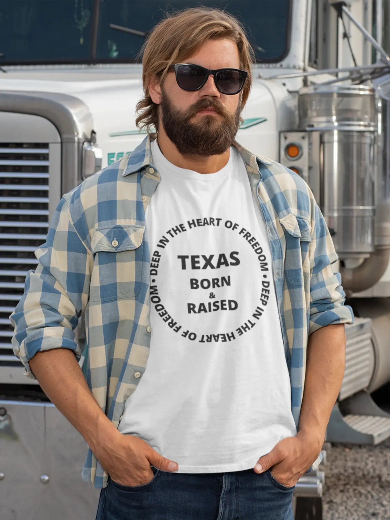 Texas Born & Raised Light T-Shirt product image (14)