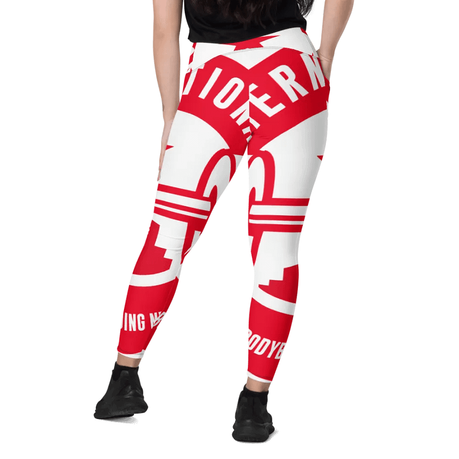 IFBNewsfeed.Org's All-Over Print Crossover Leggings with Pockets product image (11)