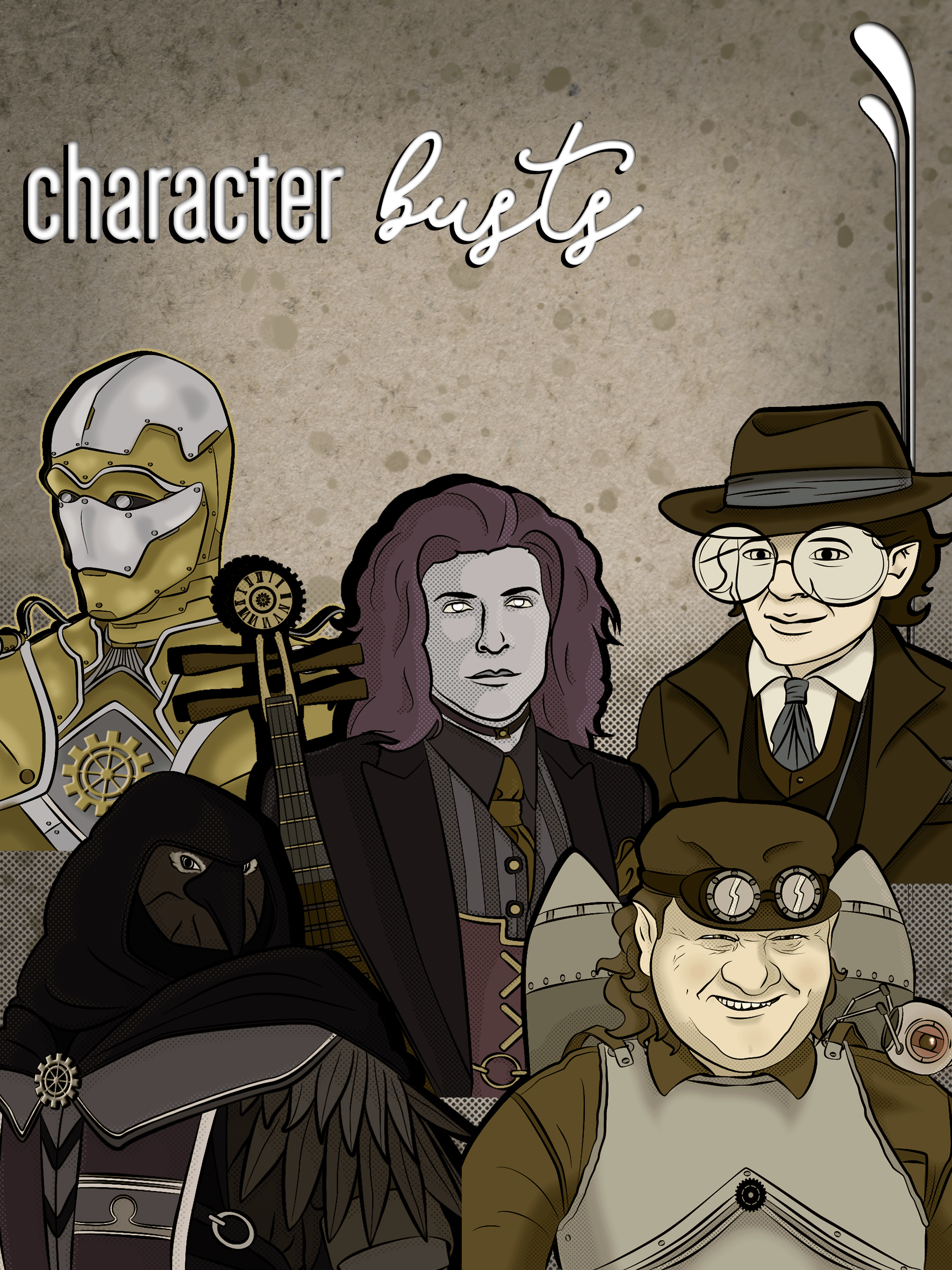 bust character art || emmy's art stuff product image (1)