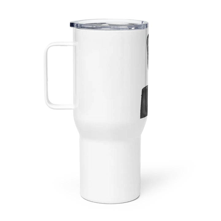 Barn Owl Drawing Travel Cup product image (1)