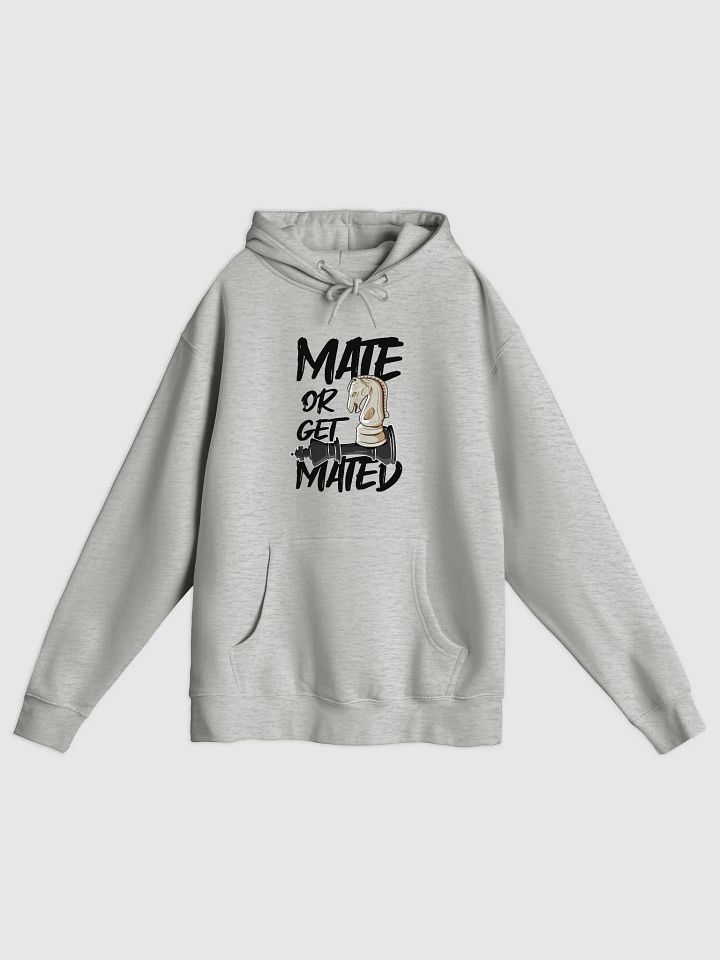 Mate or Get Mated – Funny Pun Chess Hoodie product image (1)